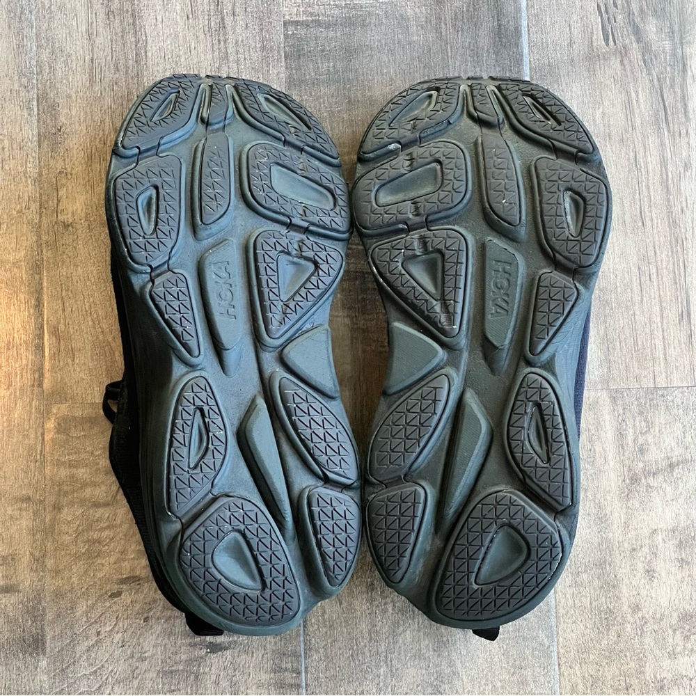 Hoka One One Womens WIDE Bondi 8 Black 1127954 BBLC Running Shoes Size 10 - Picture 9 of 10
